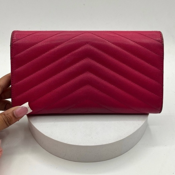 YSL Envelop Wallet Hot Pink​​​​ - Picture 3 of 7